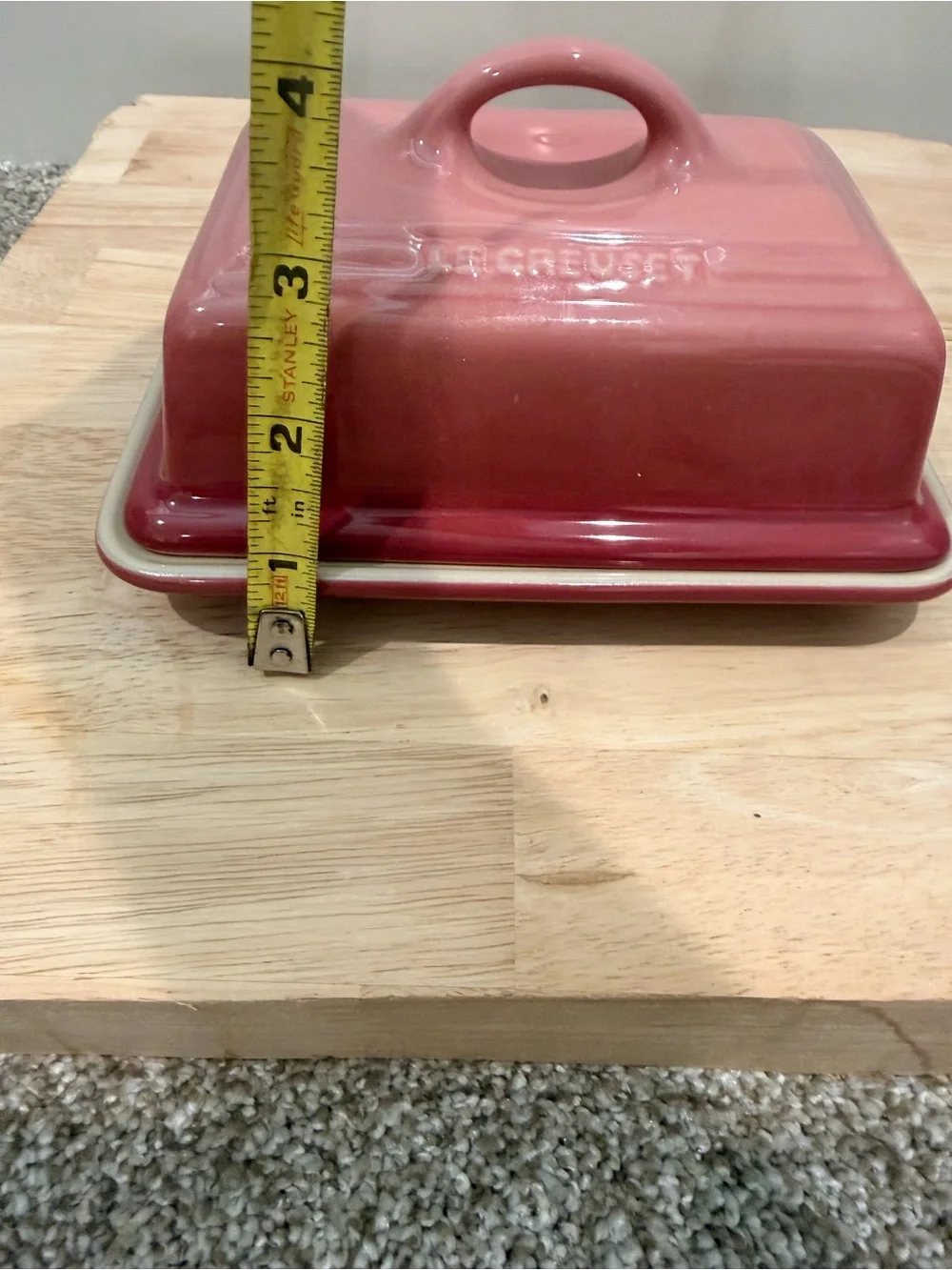 Le Creuset Rose Quartz Stoneware Butter Dish